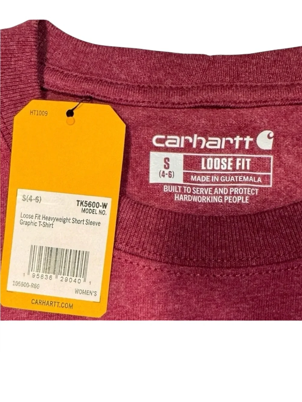 CARHARTT Loose Fit Heavyweight Short Sleeve Graphic T Shirt NWT Small